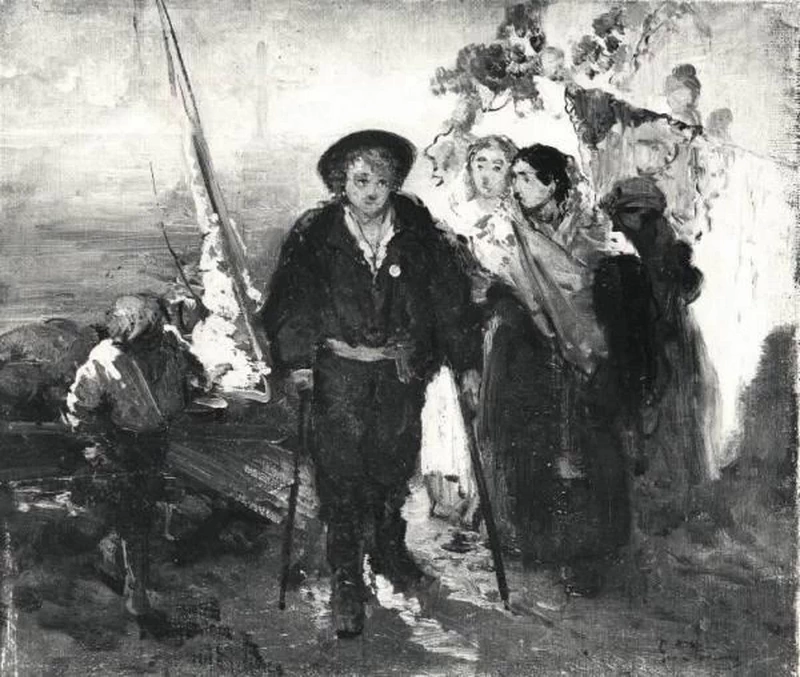 Ritorno di un marinaio ferito - Musei Civici di Pavia